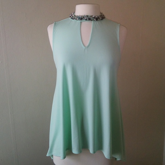 💥SOLD💥JLo 2 for $30 Jewel Encrusted Tops - Picture 3 of 7